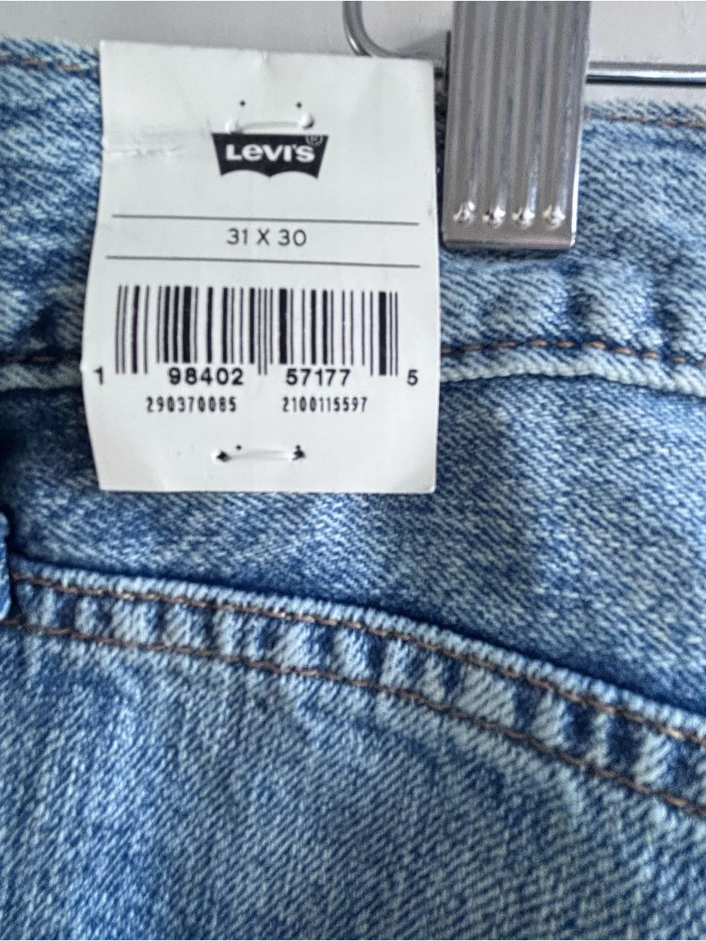 Men's Blue Denim Jeans - Classic Straight Fit